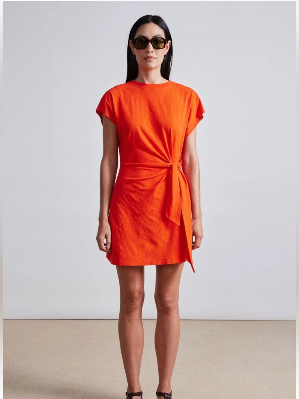 Apiece Apart - Nina Cinched Mini Dress - Flambe